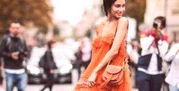 Оранжна хаљина - са оним што ће носити модне трендове 2019. године