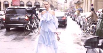 Плава хаљина - модне вести 2019. године